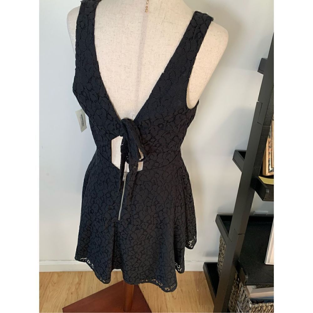 Aeropostale black lace medium dress - Picture 2 of 6